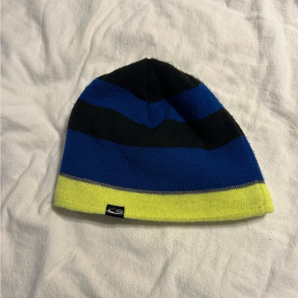 Champion Kids Beanie‎ - Blue, Black, and Yellow